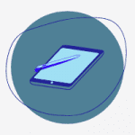 icone de tablette électronique