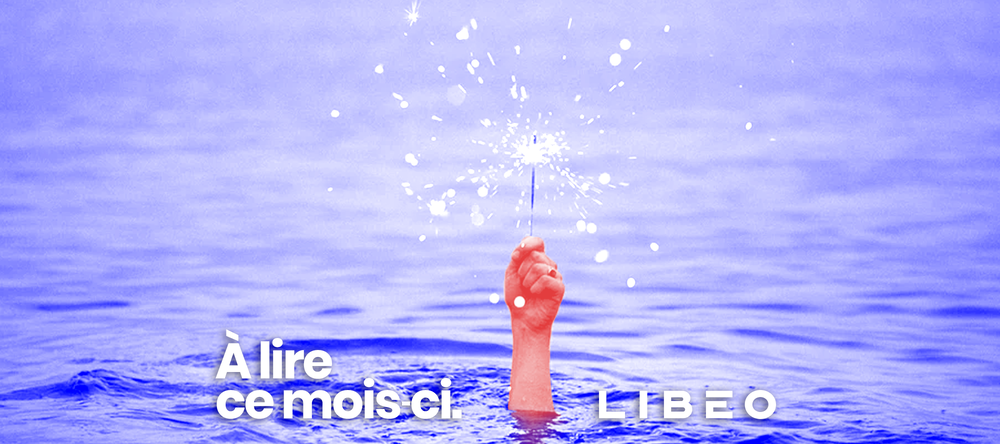 Logo de Libéo devant une main sortant de l'eau