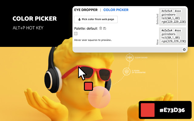 color picker chrome extension